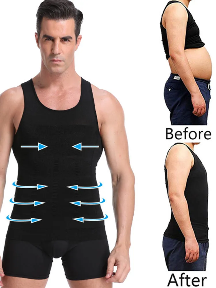 2 Pack Men Body Slimming Tummy Shaper