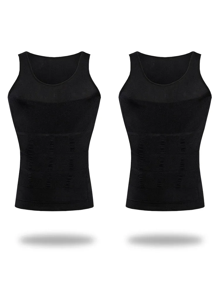 2 Pack Men Body Slimming Tummy Shaper