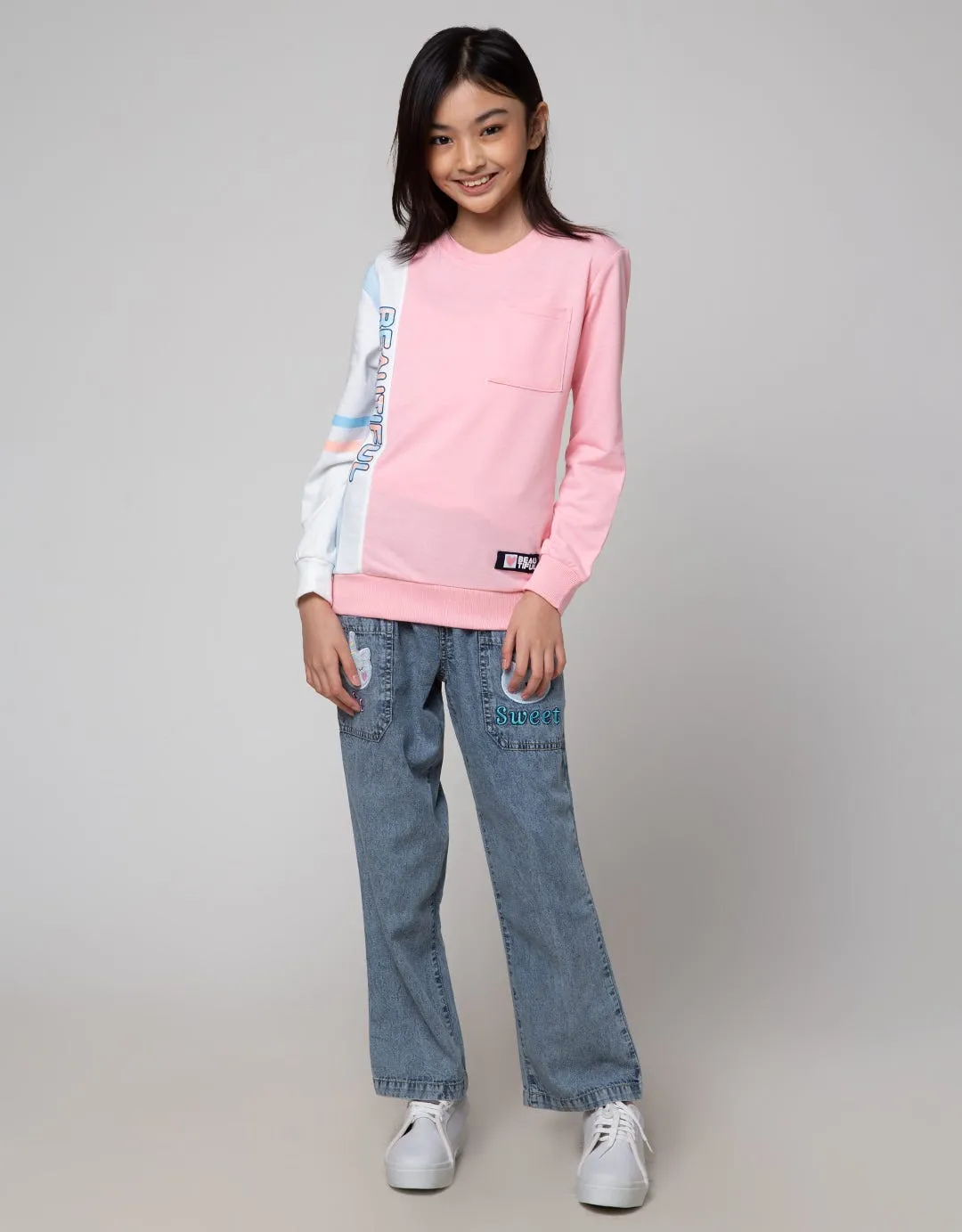 Aero Denim Long Pants Wide Legging Meowgical