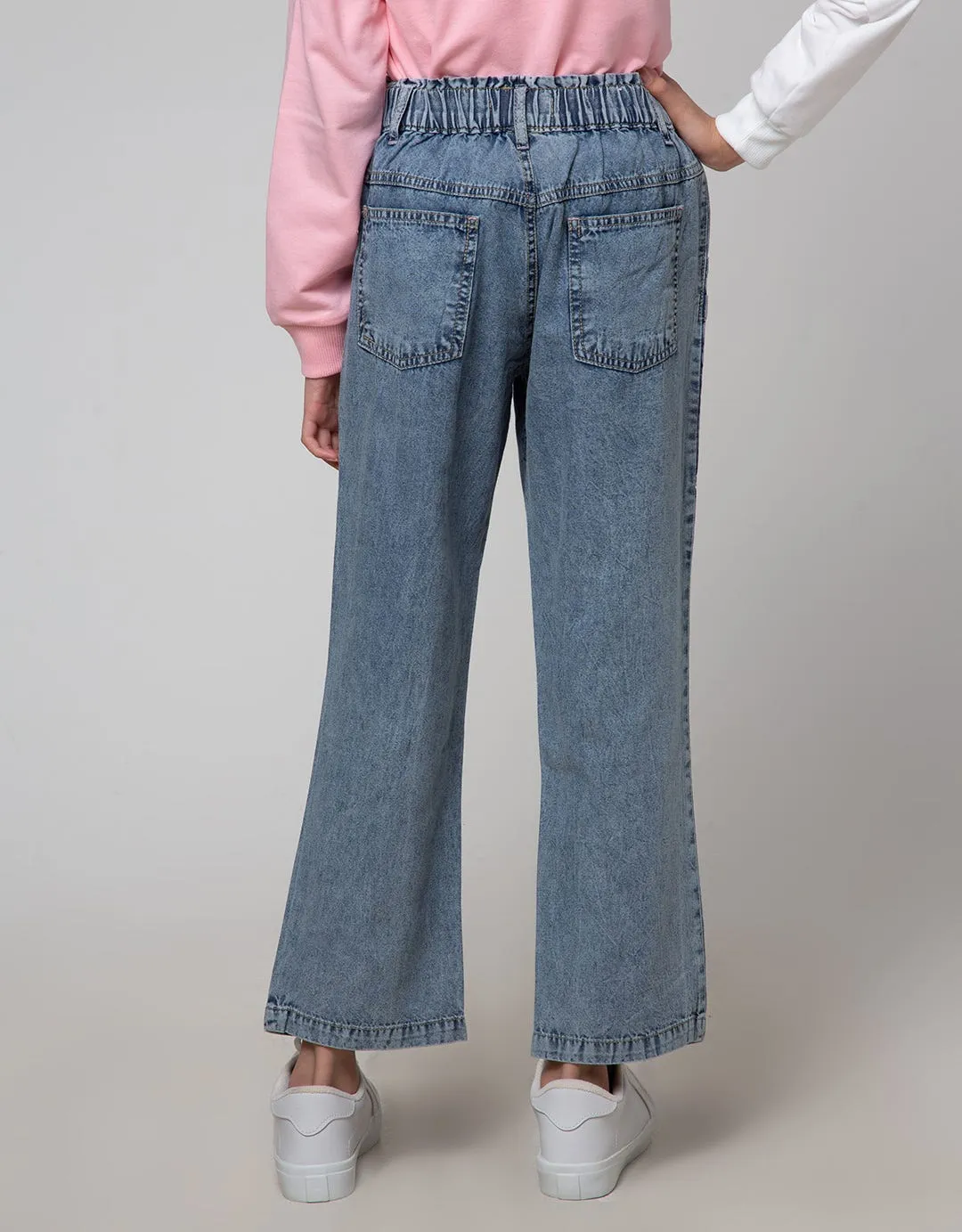 Aero Denim Long Pants Wide Legging Meowgical