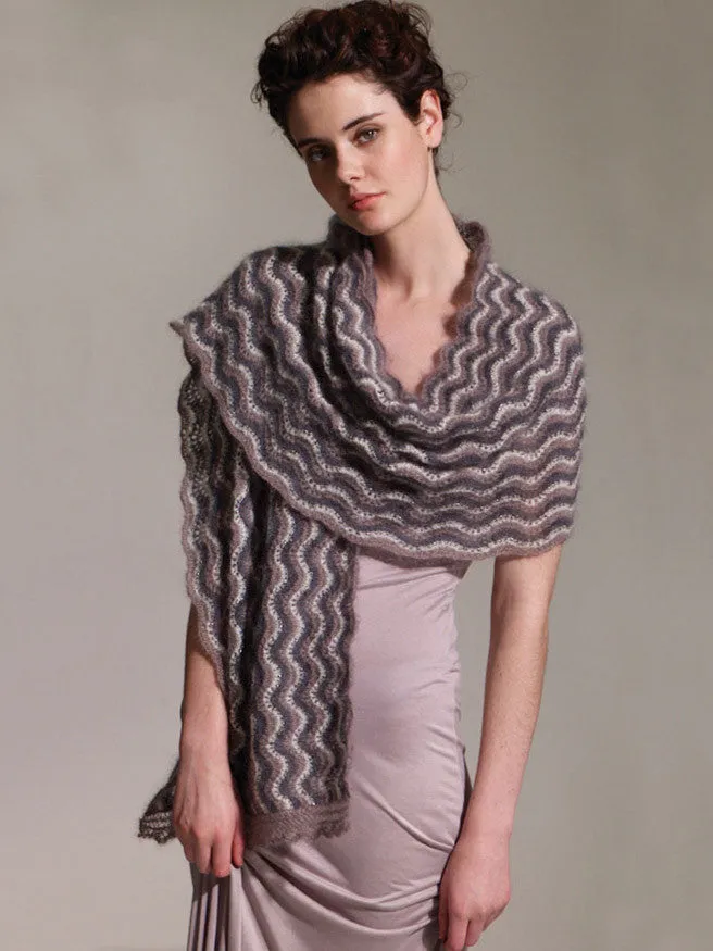 Beaded Kidsilk Haze Scarf by Rowan - Digital Version