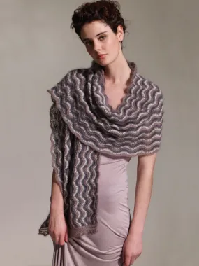Beaded Kidsilk Haze Scarf by Rowan - Digital Version