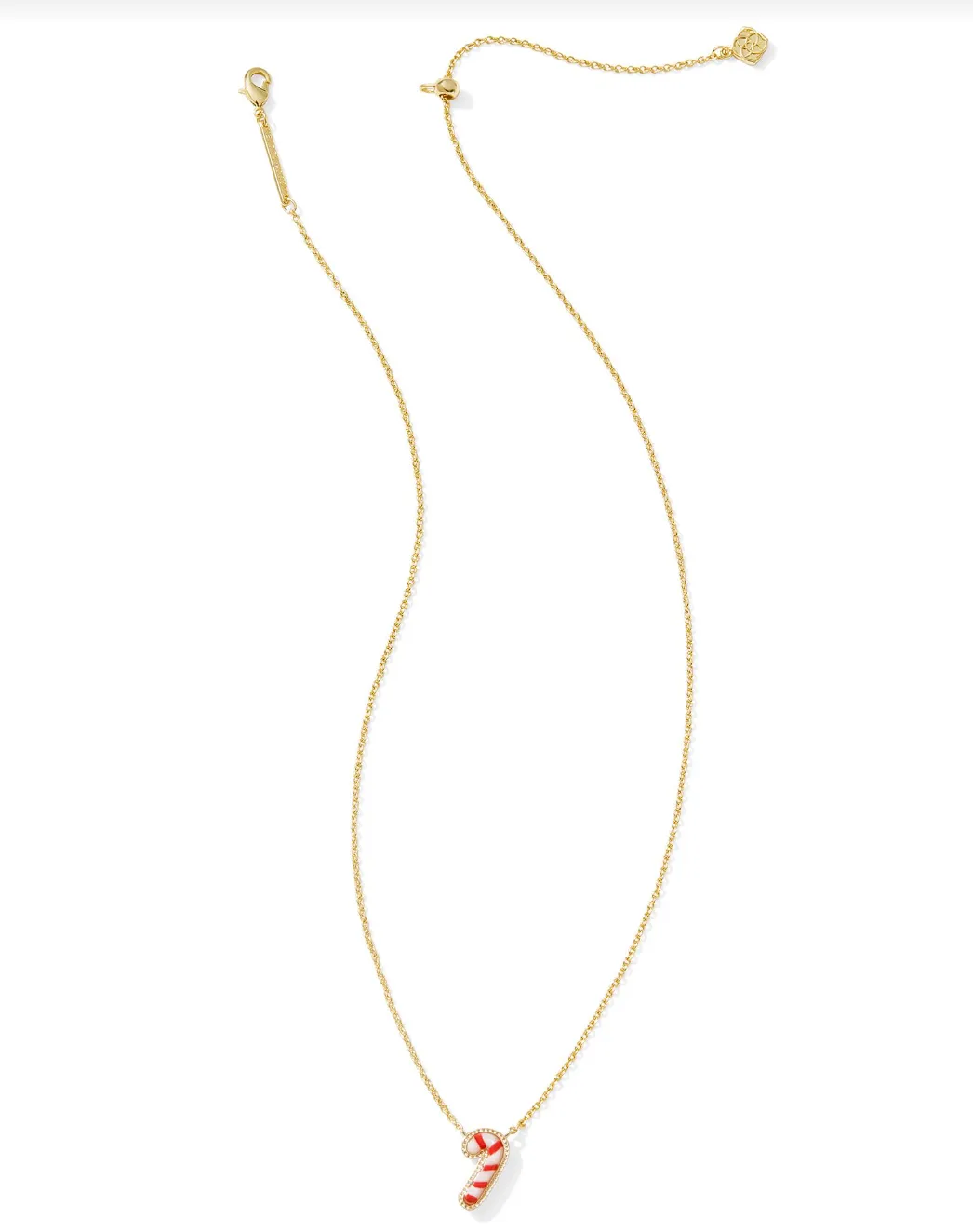 Candy Cane Pendant Necklace
