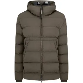 CP Company Goggle Down Jacket Walnut