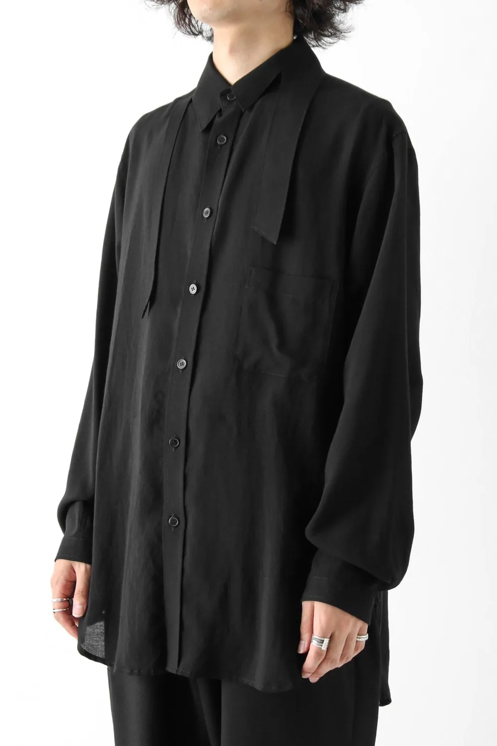 Deformation Collar Shirt