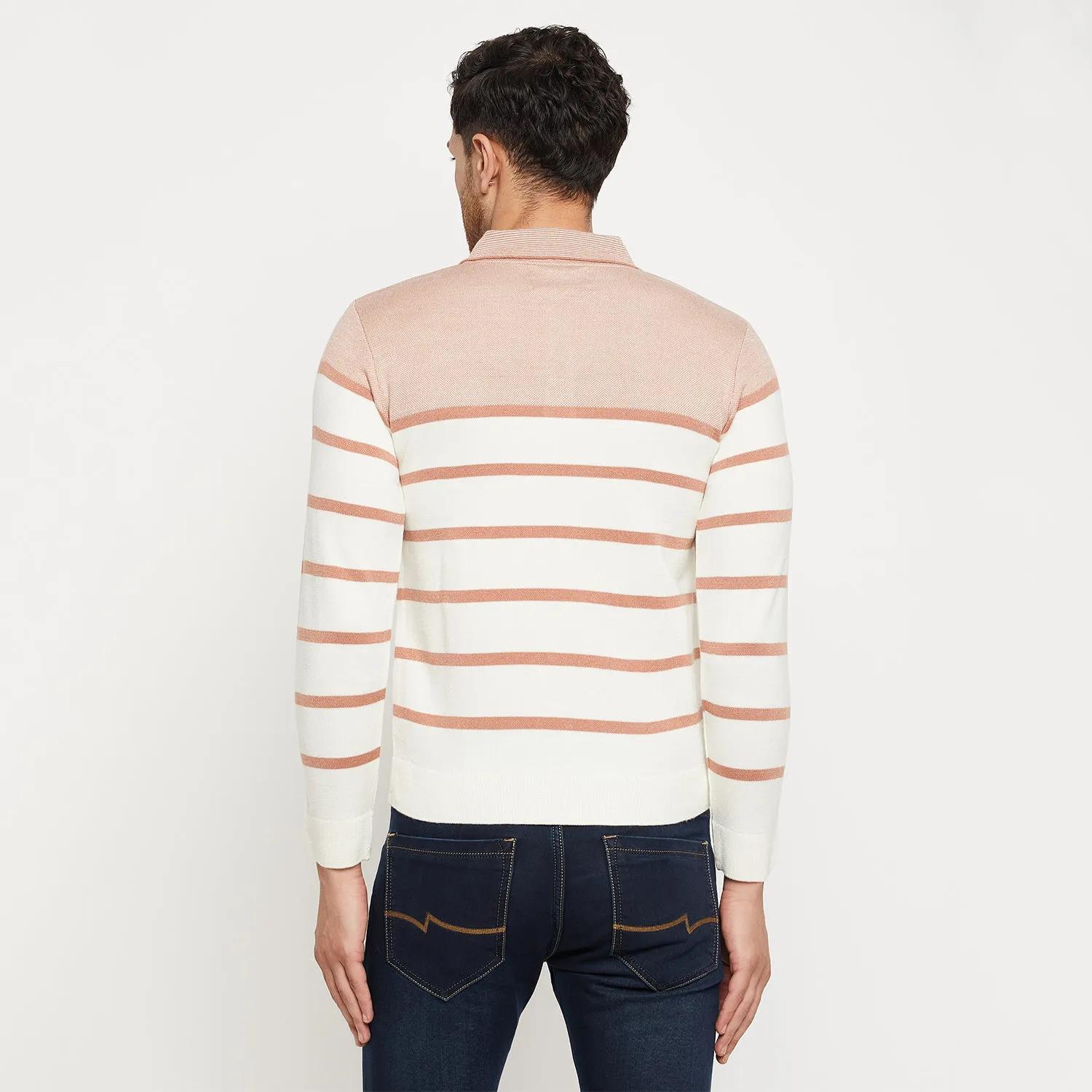 Duke Stardust Men Full Sleeve Collared Neck Pullover (SDS2182)