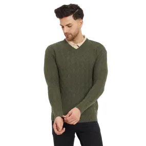 Duke Stardust Men Full Sleeve V-Neck Sweater (SDS2047)
