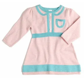 [Egg baby] Pocket knit girl dress - Pink
