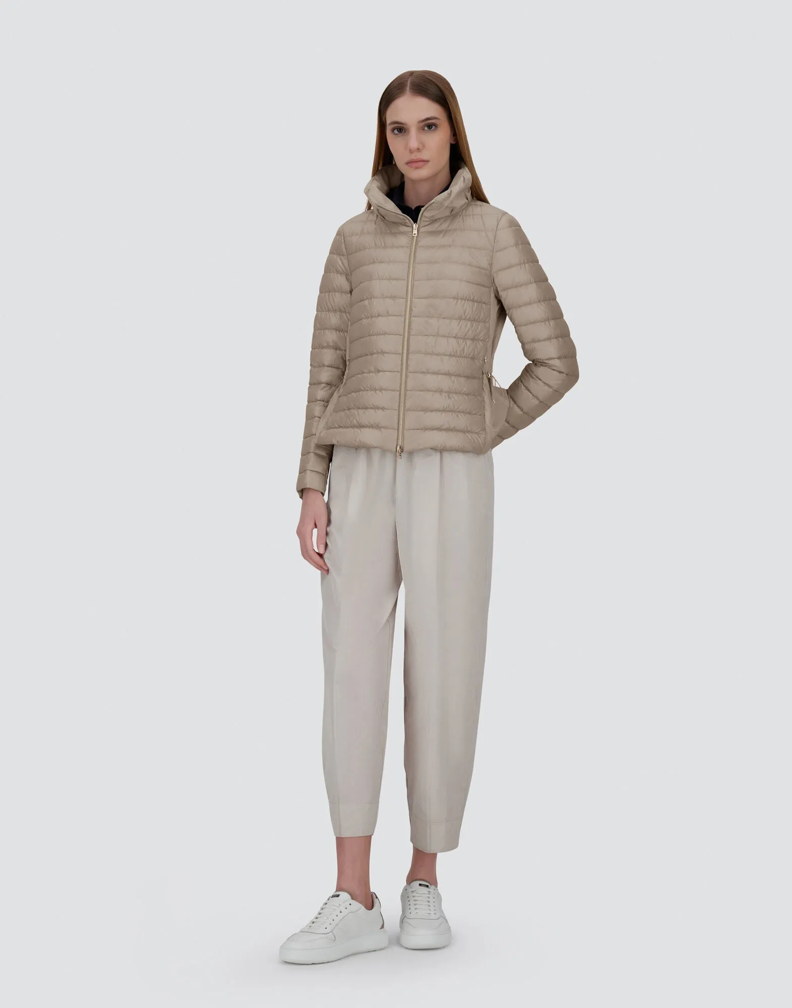 Herno nylon ultralight / taffeta down jacket - dove
