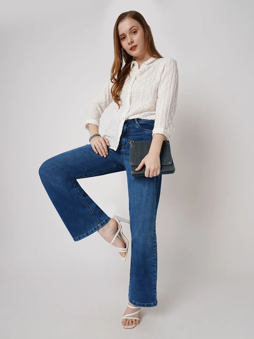 High Rise MINI FLARE Jeans