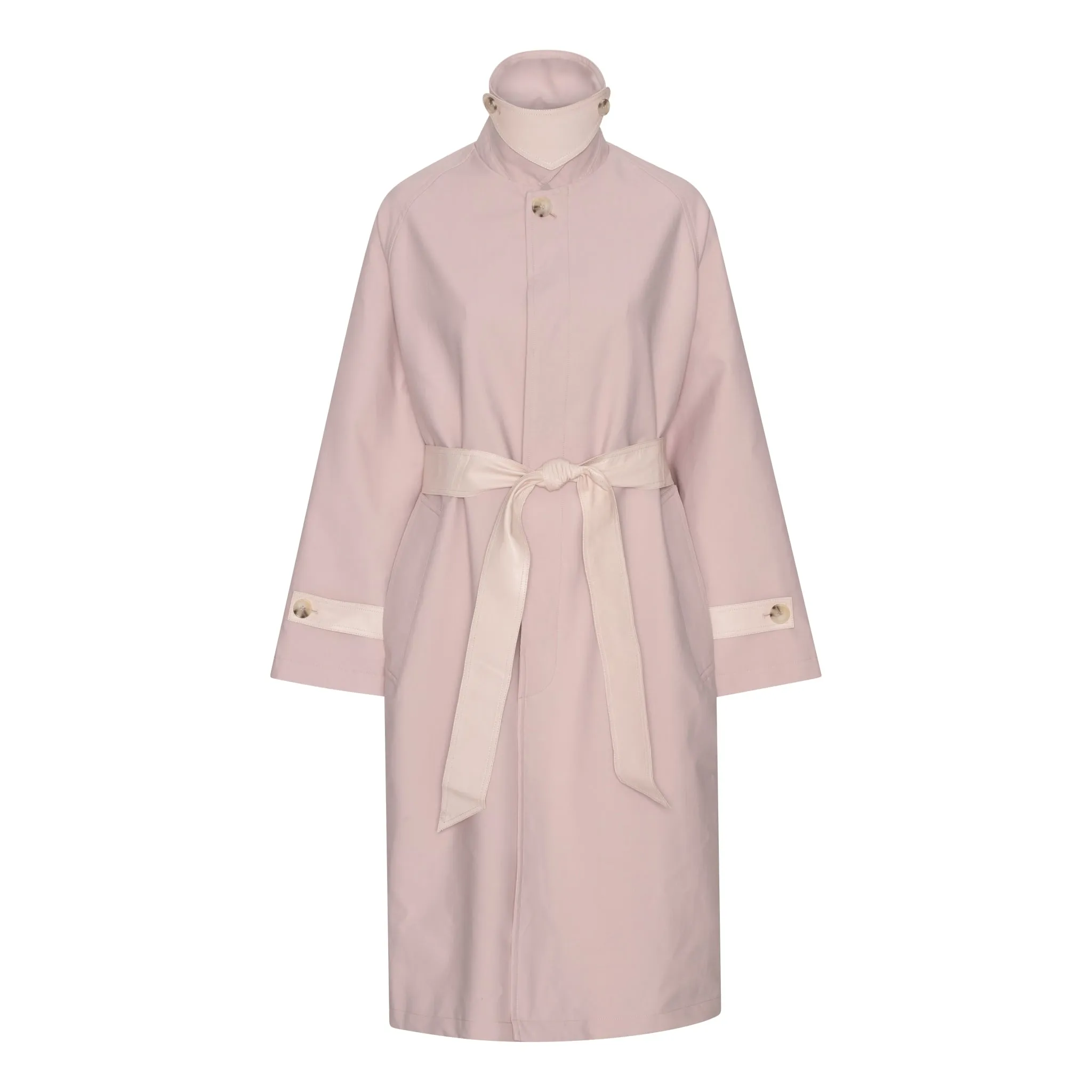 JOLENE CANVAS COAT - LIGHT PINK
