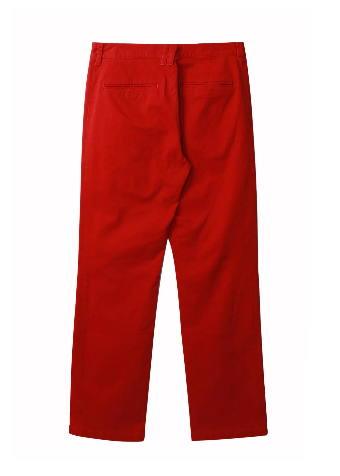 Konus Men's Baggy Chino Pants in Red