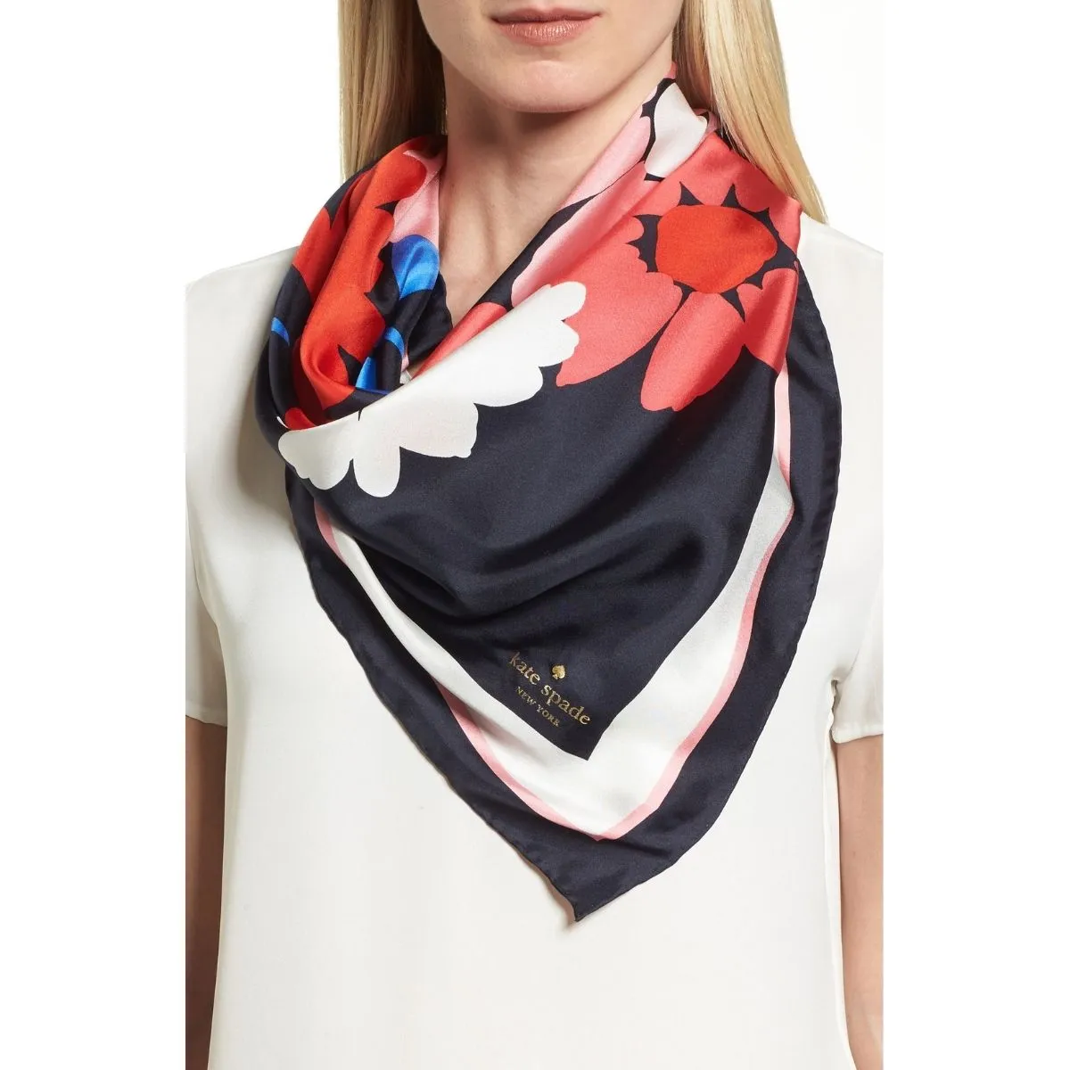 Large Daisy Square Scarf