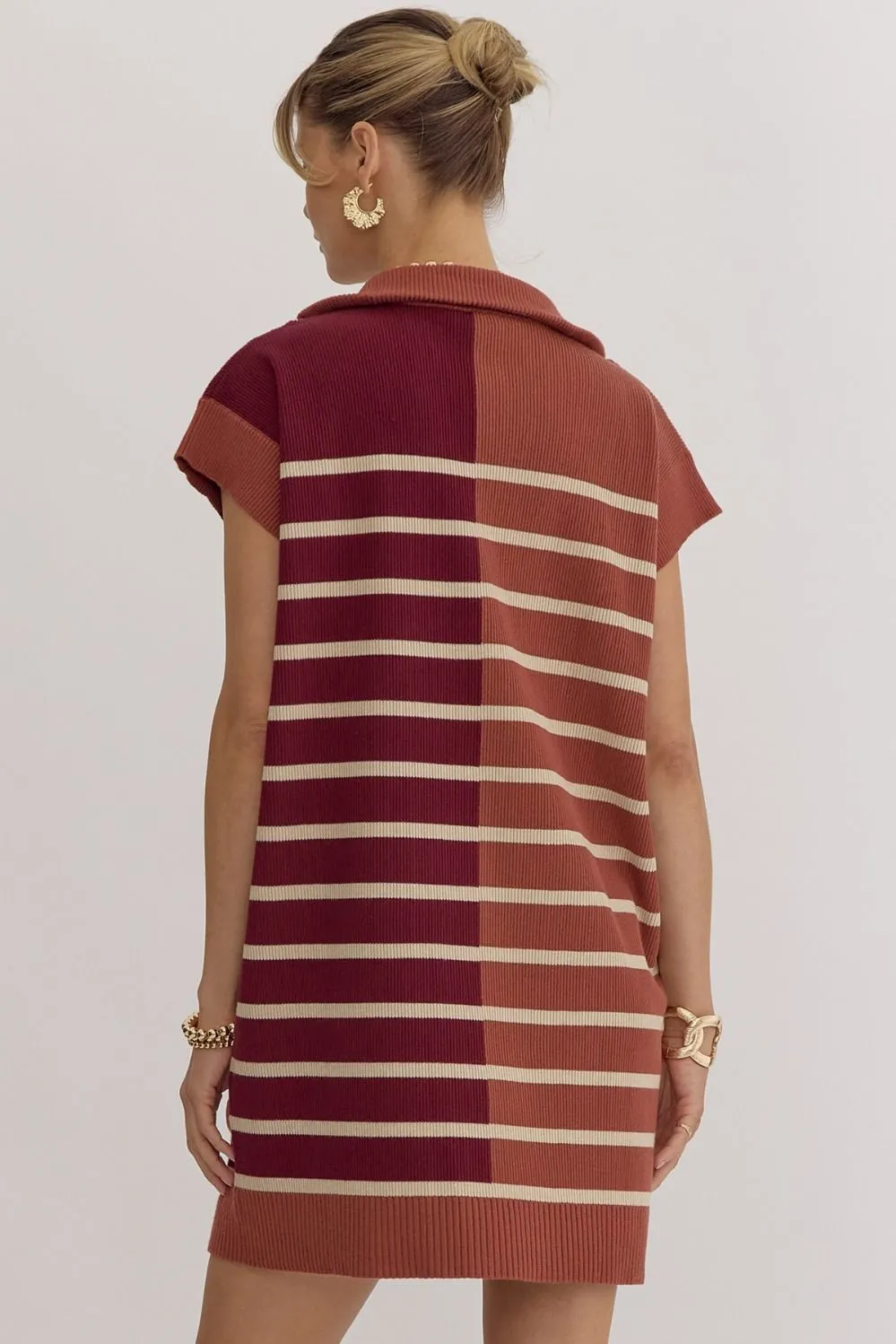 Large-Rosie Ribbed Knit Dress