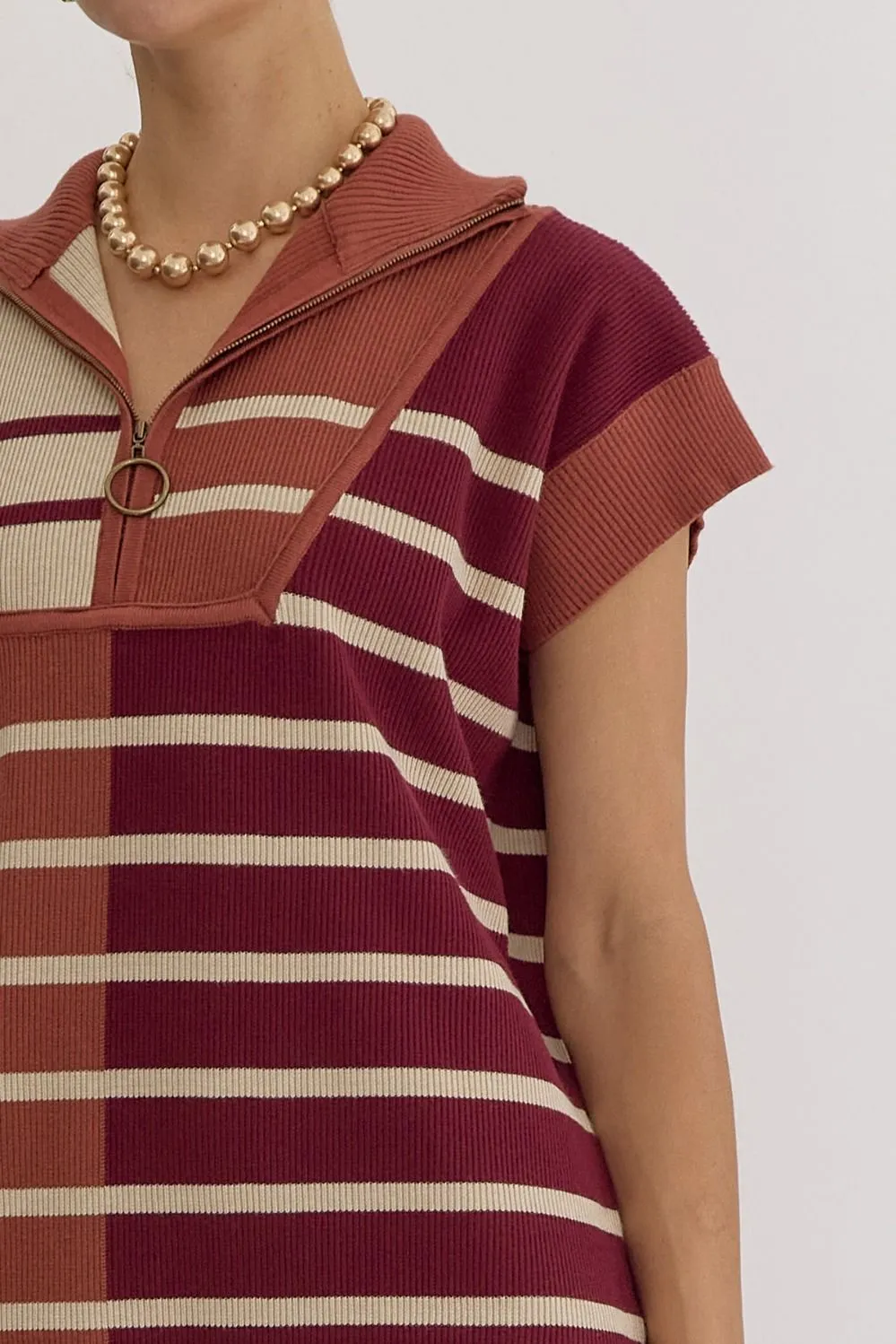 Large-Rosie Ribbed Knit Dress