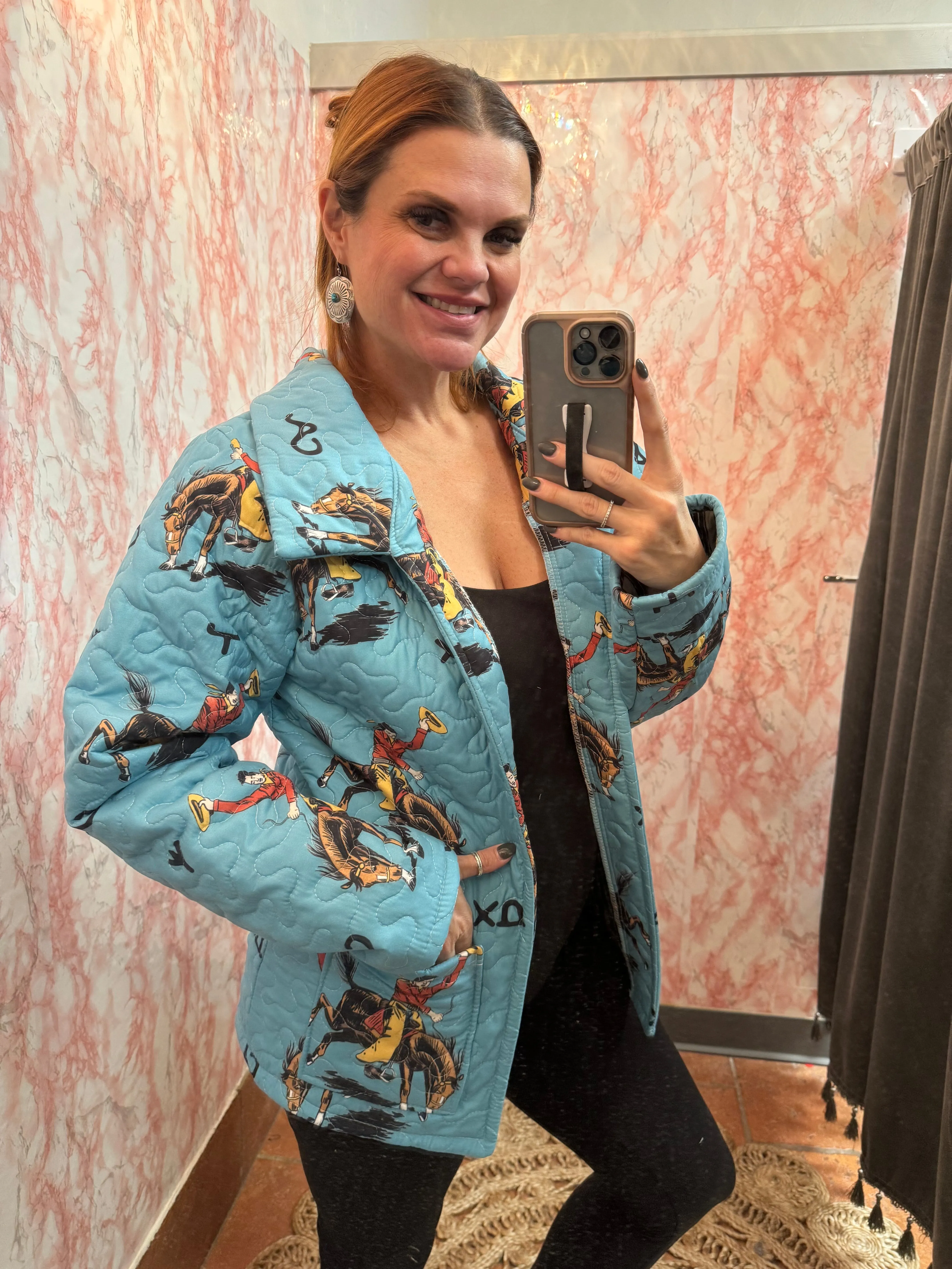 Lazy J Quilted Jacket