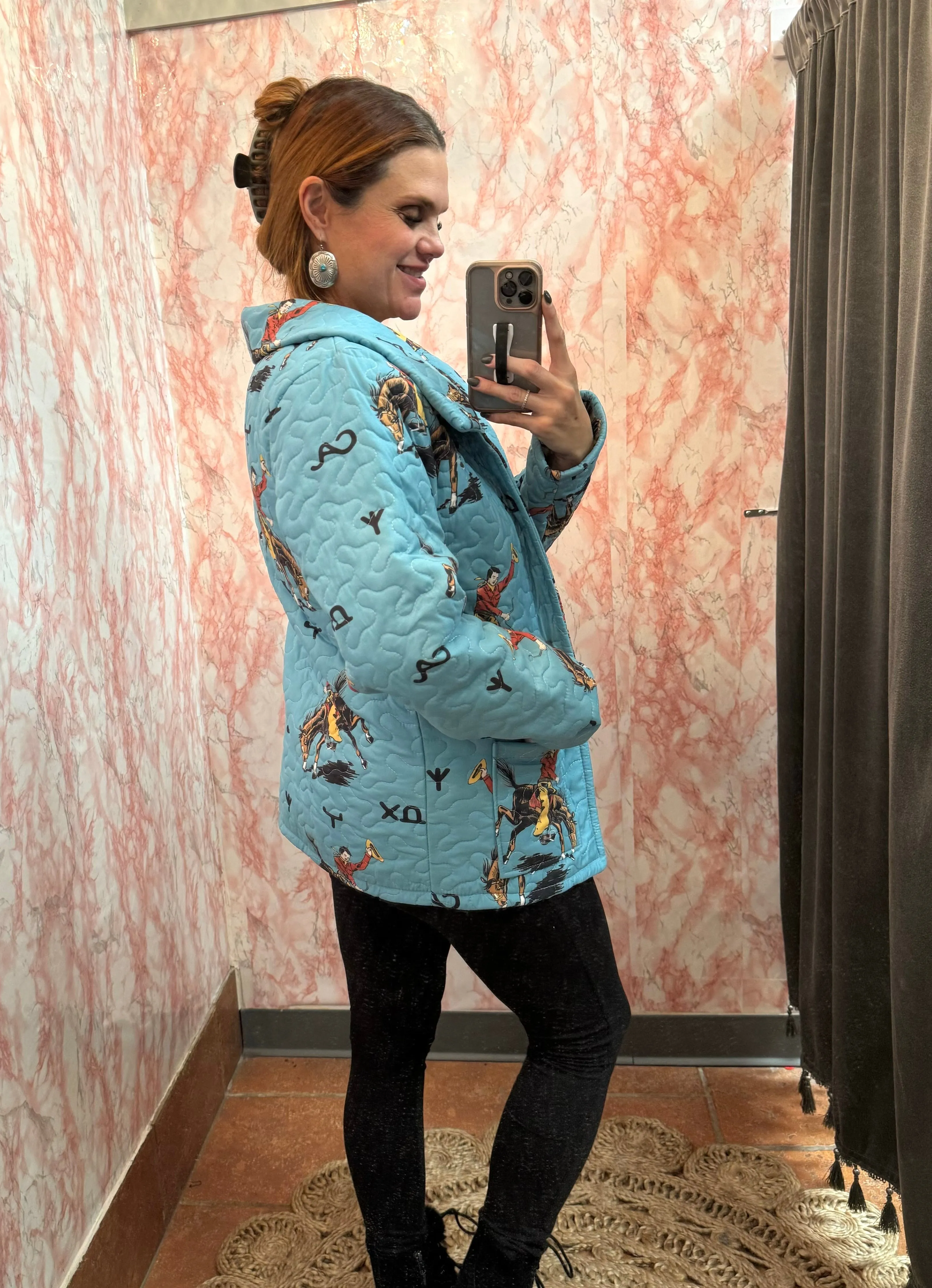 Lazy J Quilted Jacket