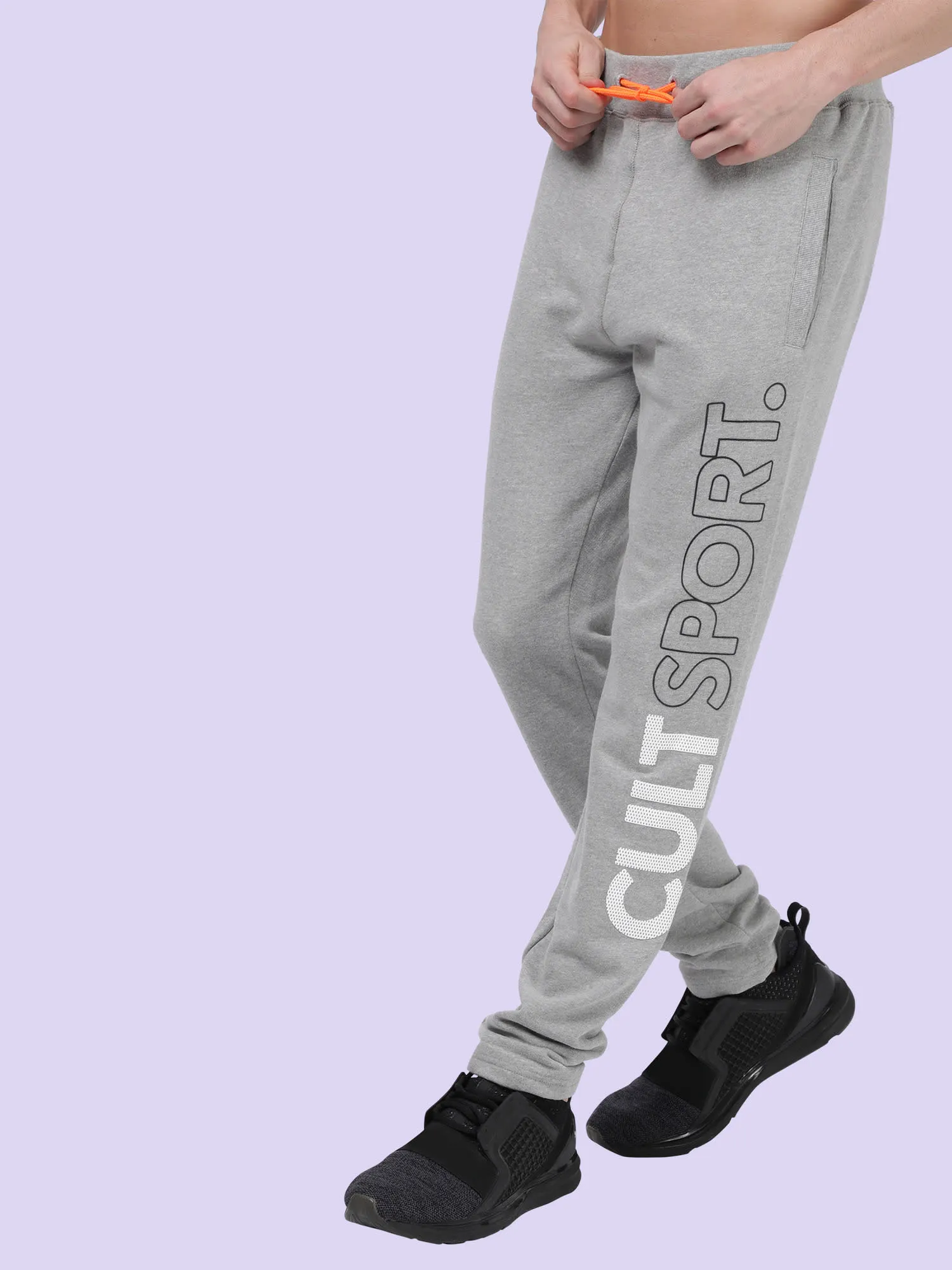 Men's Flex Grey Tapered Street Joggers