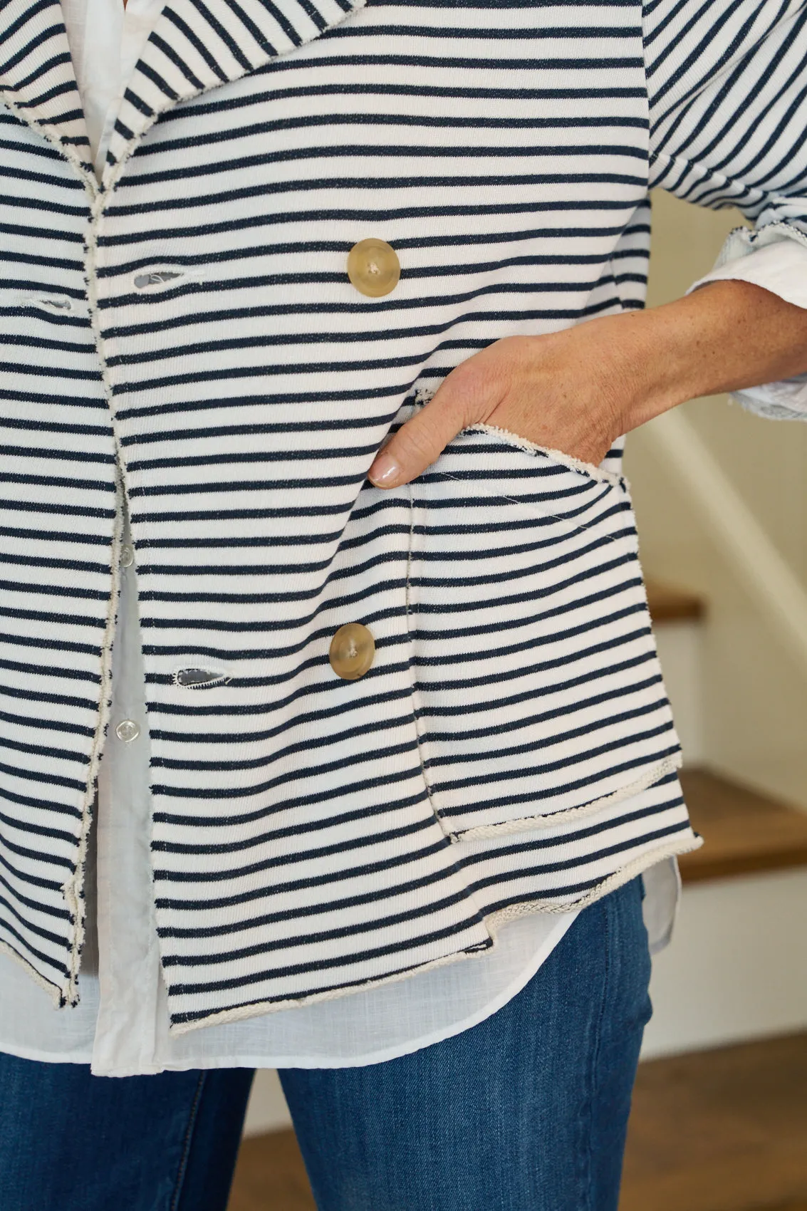 Mini Belfast - Crop Peacoat