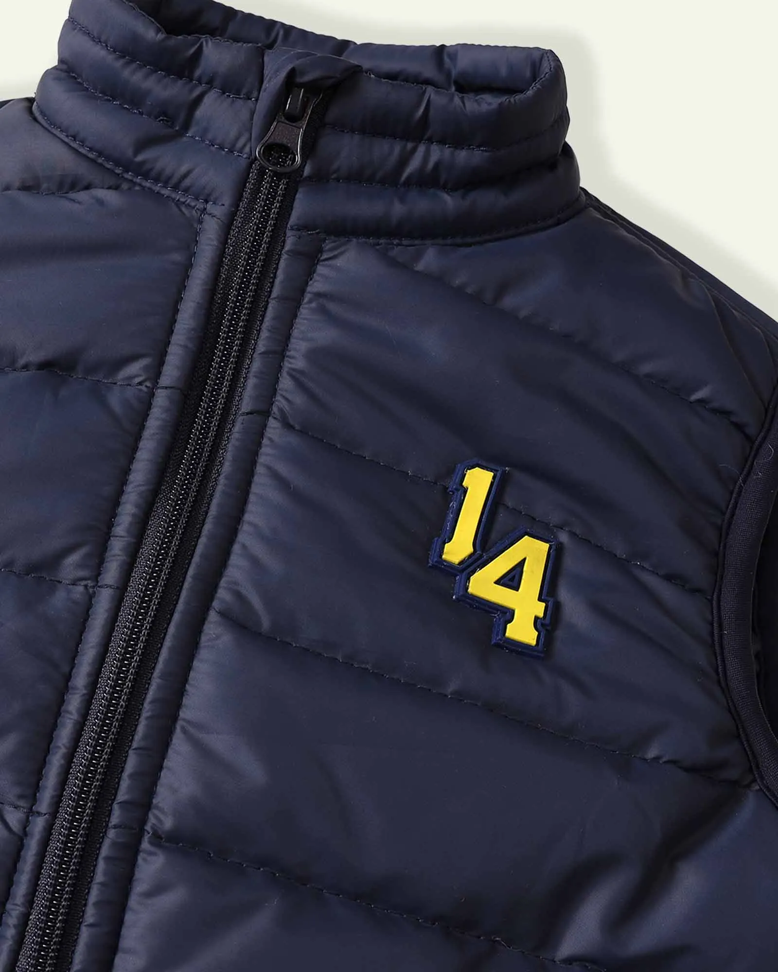 Navy Blue Puffer Jacket
