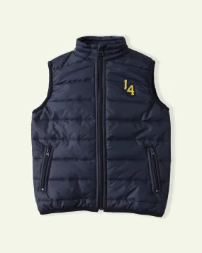 Navy Blue Puffer Jacket