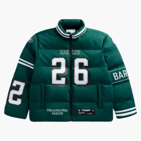 Off Season X Nfl Saquon Barkley Philadelphia Eagles Player Puffer Jacket Dark Green