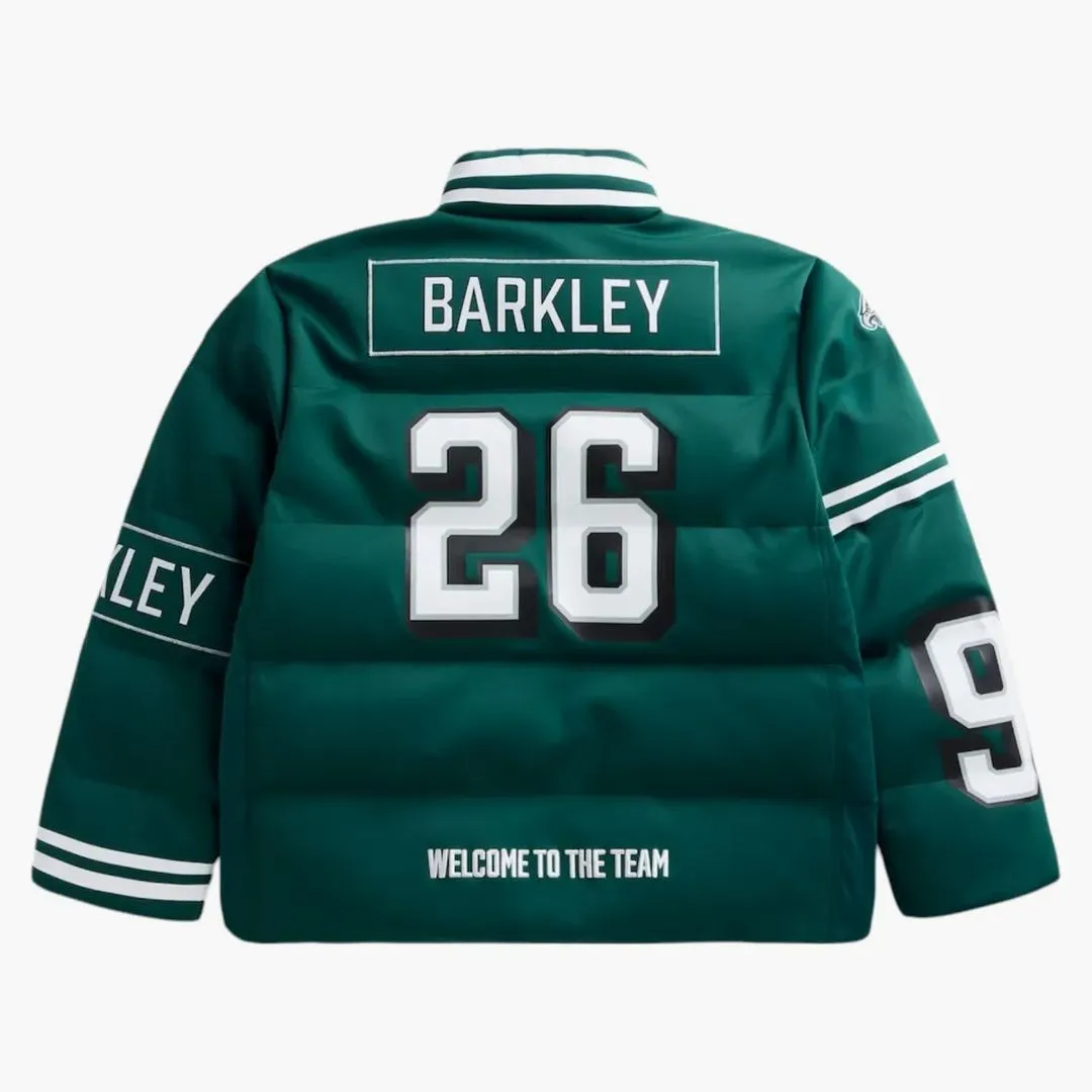 Off Season X Nfl Saquon Barkley Philadelphia Eagles Player Puffer Jacket Dark Green