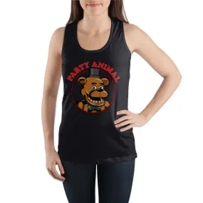 Party-Animal-Freddy-Fazbear-Graphic-Tank-Top