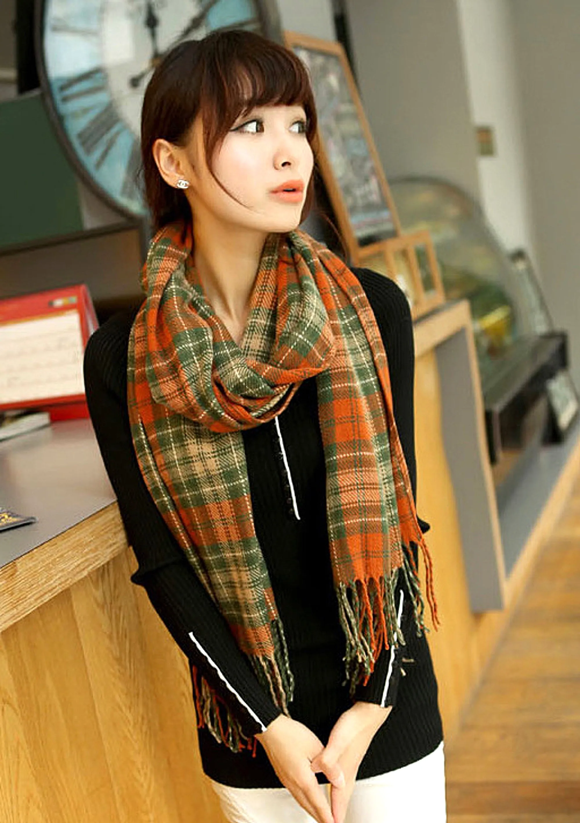 Plaid Classic Winter Scarves