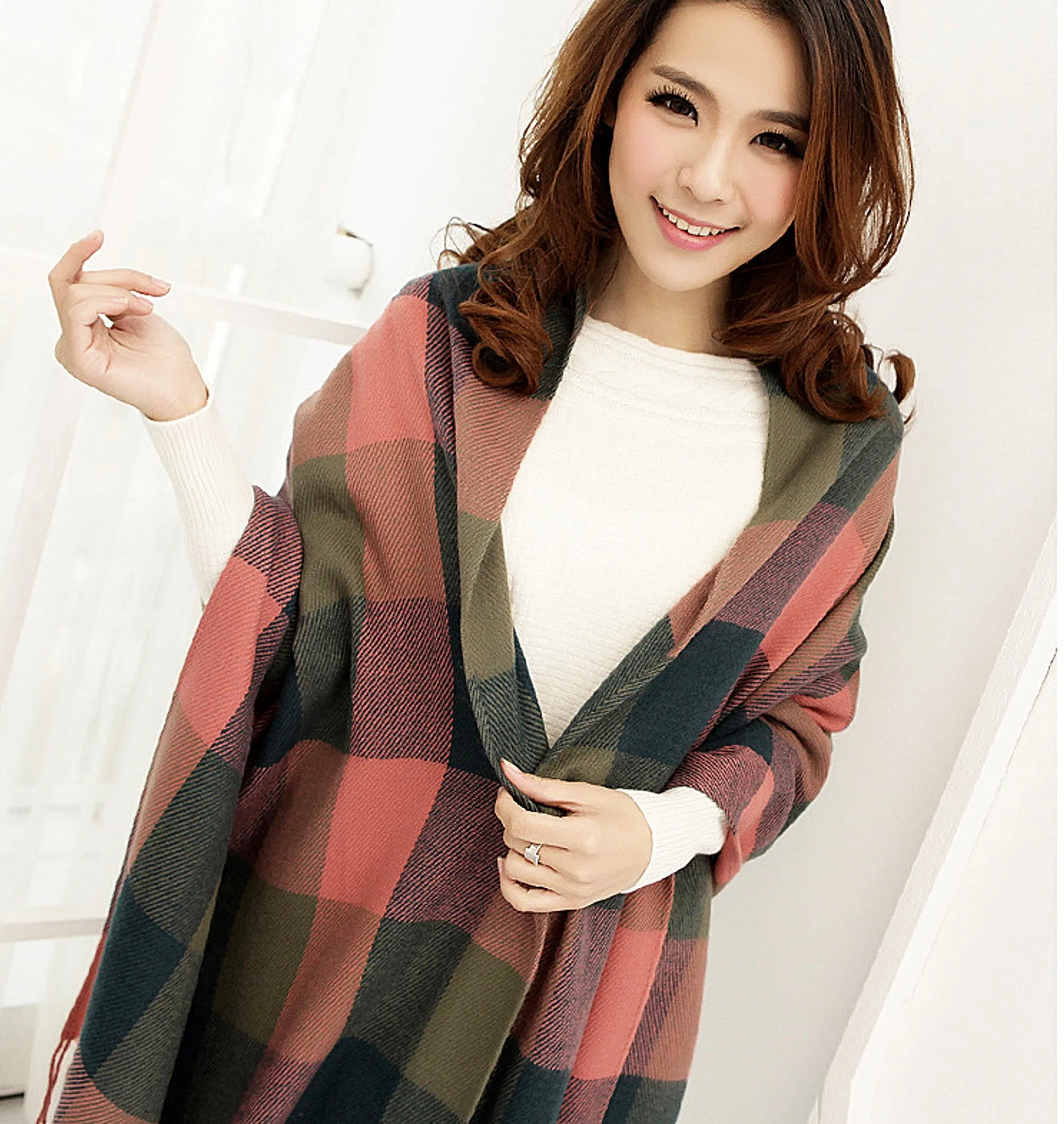 Plaid Classic Winter Scarves