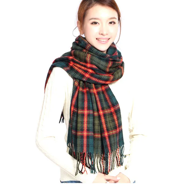 Plaid Classic Winter Scarves