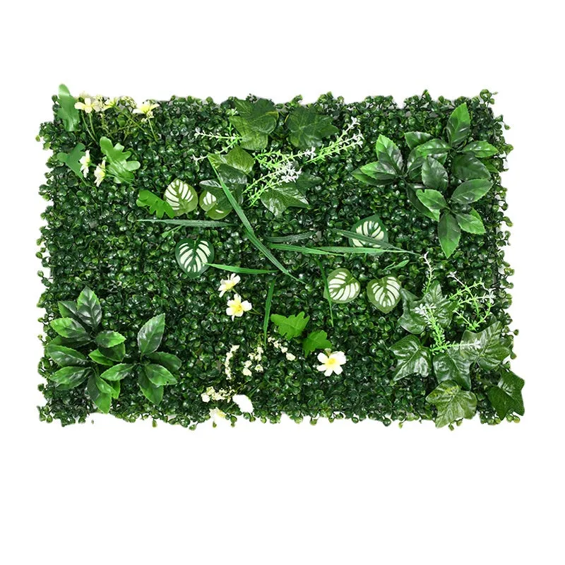 Plastic Imitate Leaves Lawn Simulation Plant Wall Decorative Background Lawn Milanjia Accessories Plant Wall