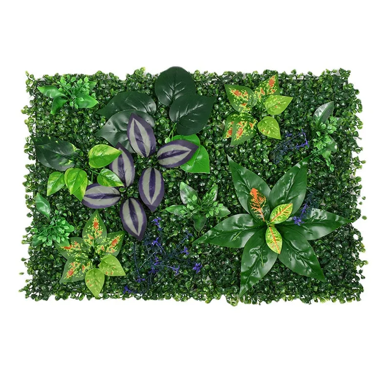 Plastic Imitate Leaves Lawn Simulation Plant Wall Decorative Background Lawn Milanjia Accessories Plant Wall