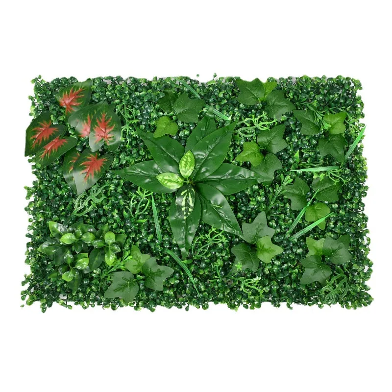 Plastic Imitate Leaves Lawn Simulation Plant Wall Decorative Background Lawn Milanjia Accessories Plant Wall