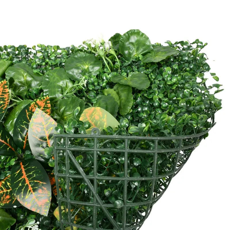 Plastic Imitate Leaves Lawn Simulation Plant Wall Decorative Background Lawn Milanjia Accessories Plant Wall