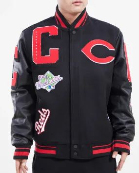 Pro Standard Jacket - MLB Cincinnati Reds - Black And Red  - For6410413