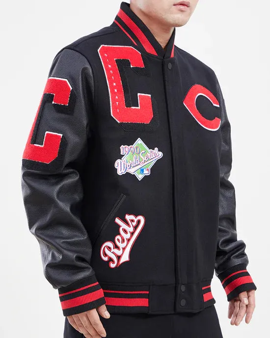 Pro Standard Jacket - MLB Cincinnati Reds - Black And Red  - For6410413