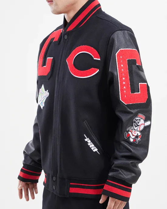 Pro Standard Jacket - MLB Cincinnati Reds - Black And Red  - For6410413