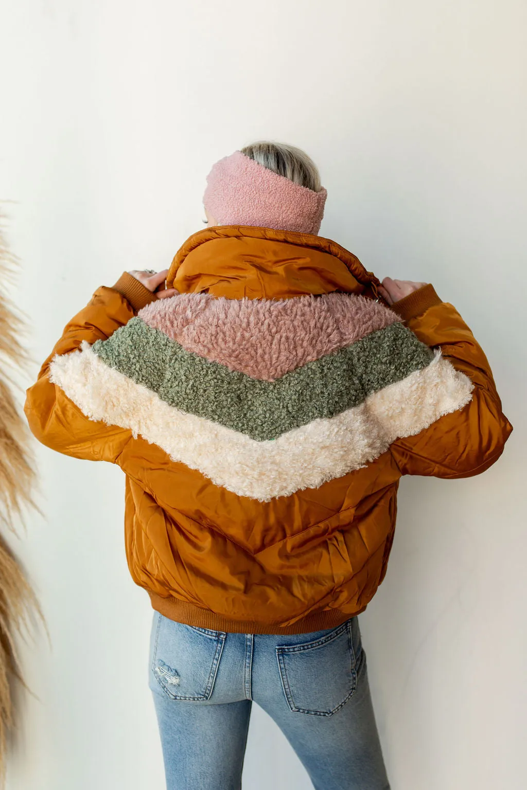 puffer sherpa jacket