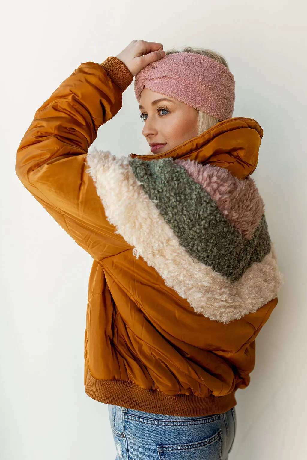 puffer sherpa jacket
