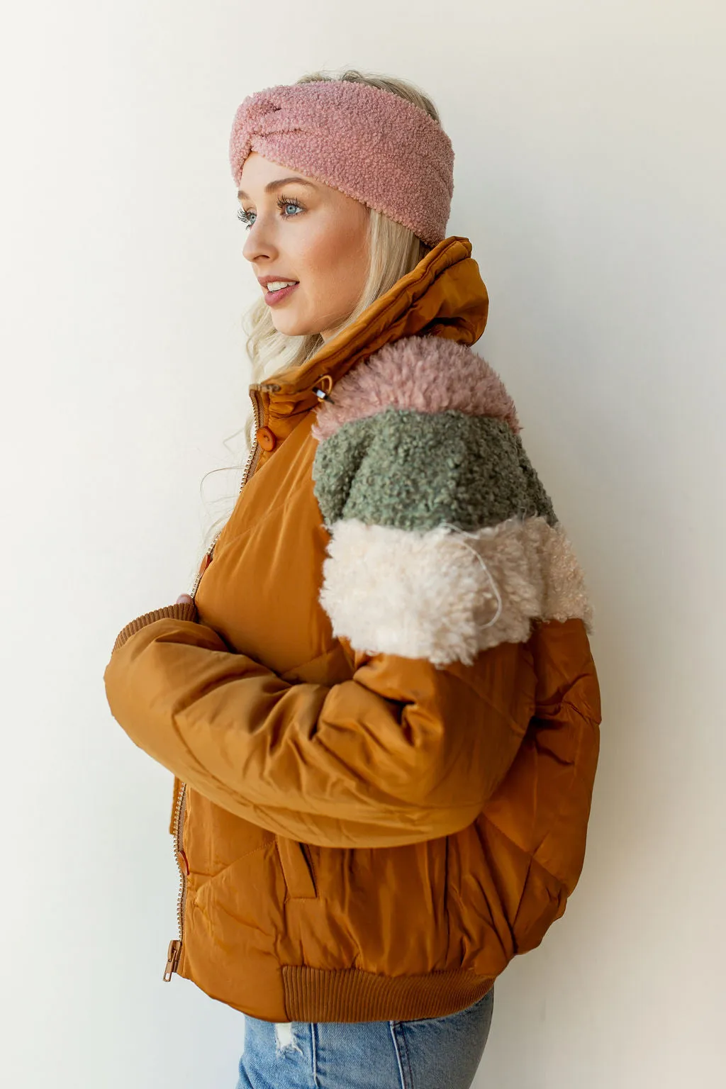 puffer sherpa jacket