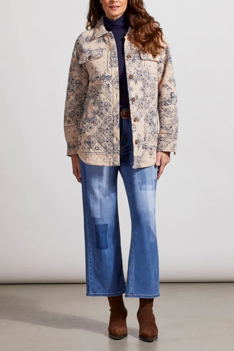 Quilted Printed Shacket