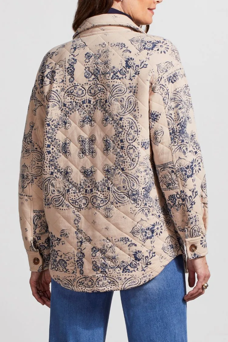 Quilted Printed Shacket