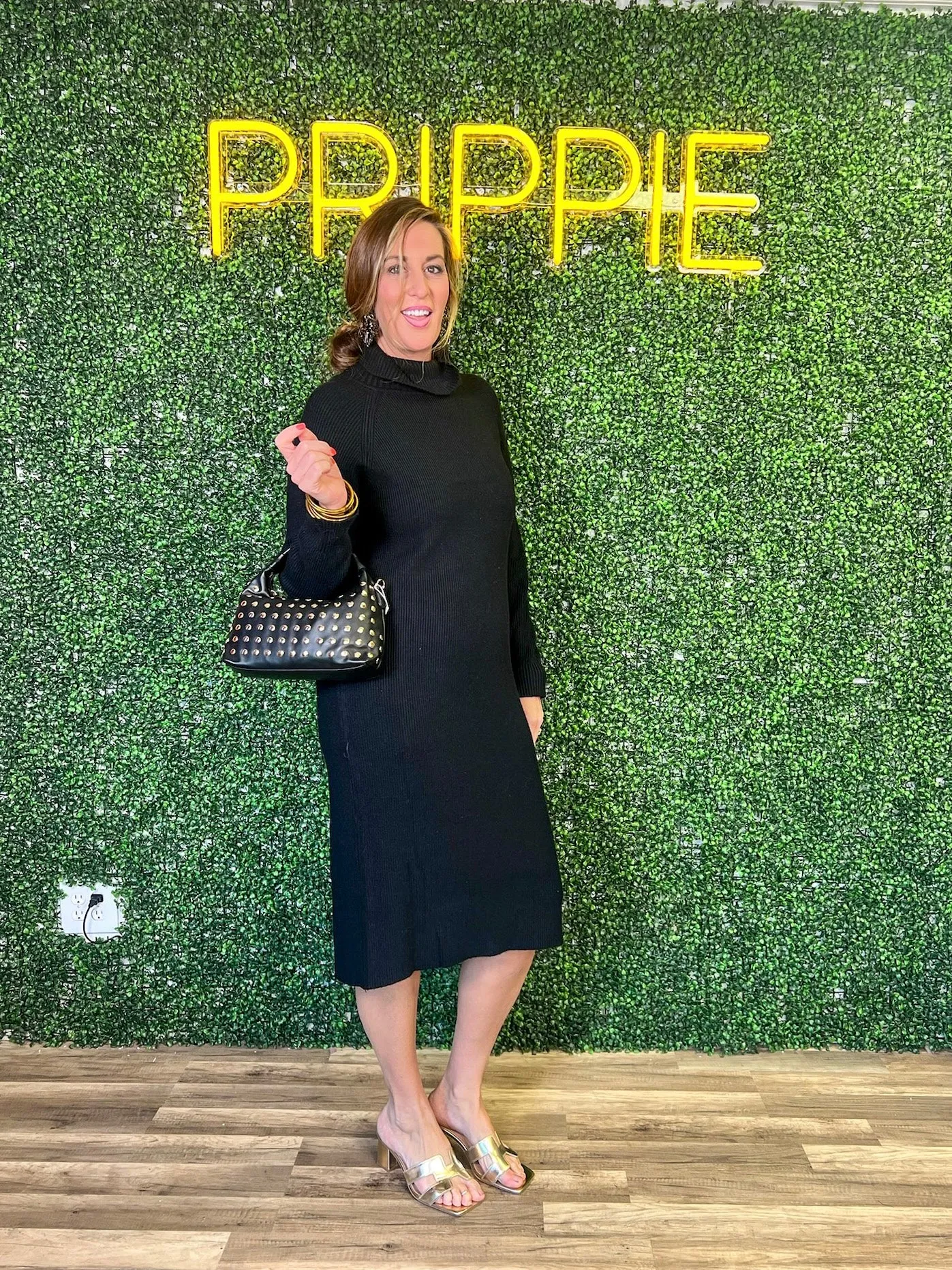 Rebecca Sweater Dress | Black