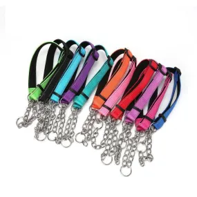 Reflective Nylon Soft Padded Martingale Dog Collar