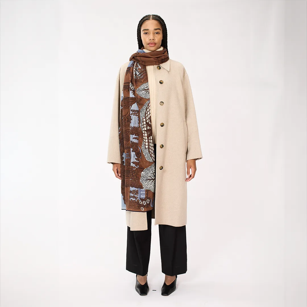 Scarf 100 'Quatre Saisons' in Natural by Inoui Editions