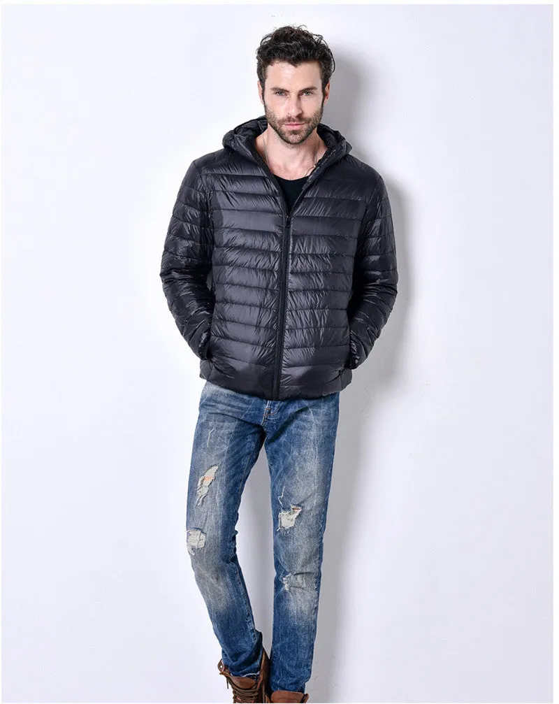 Sidiou Group White Duck Down Jacket Men