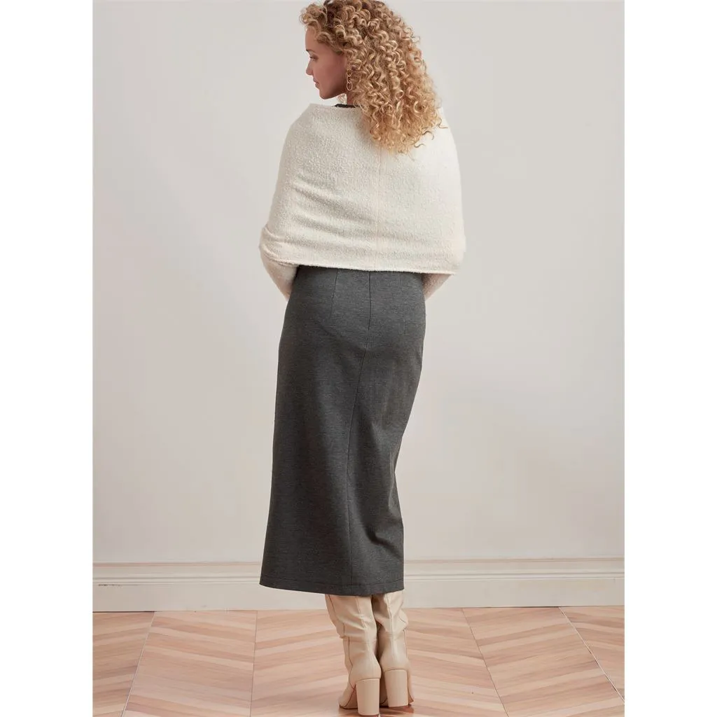 Simplicity Sewing Pattern S9372 Misses' Knit Dress and Shrugs
