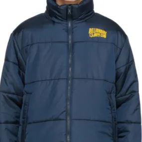 SMALL ARCH LOGO PUFFER JACKET NAVY