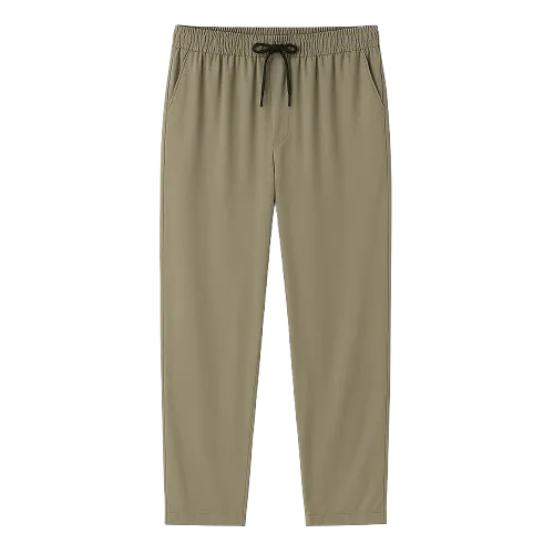 Summer Ice Silk Drawstring Jogger Pant